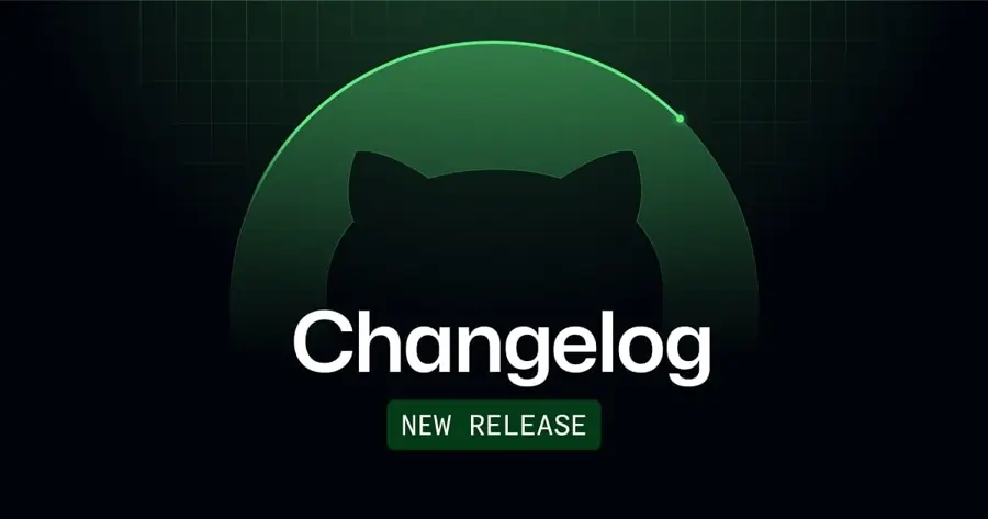 GitHubの新リリースを示すChangelogヘッダー画像