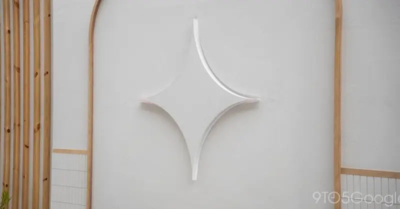 Geminiロゴの物理的な立体オブジェクト