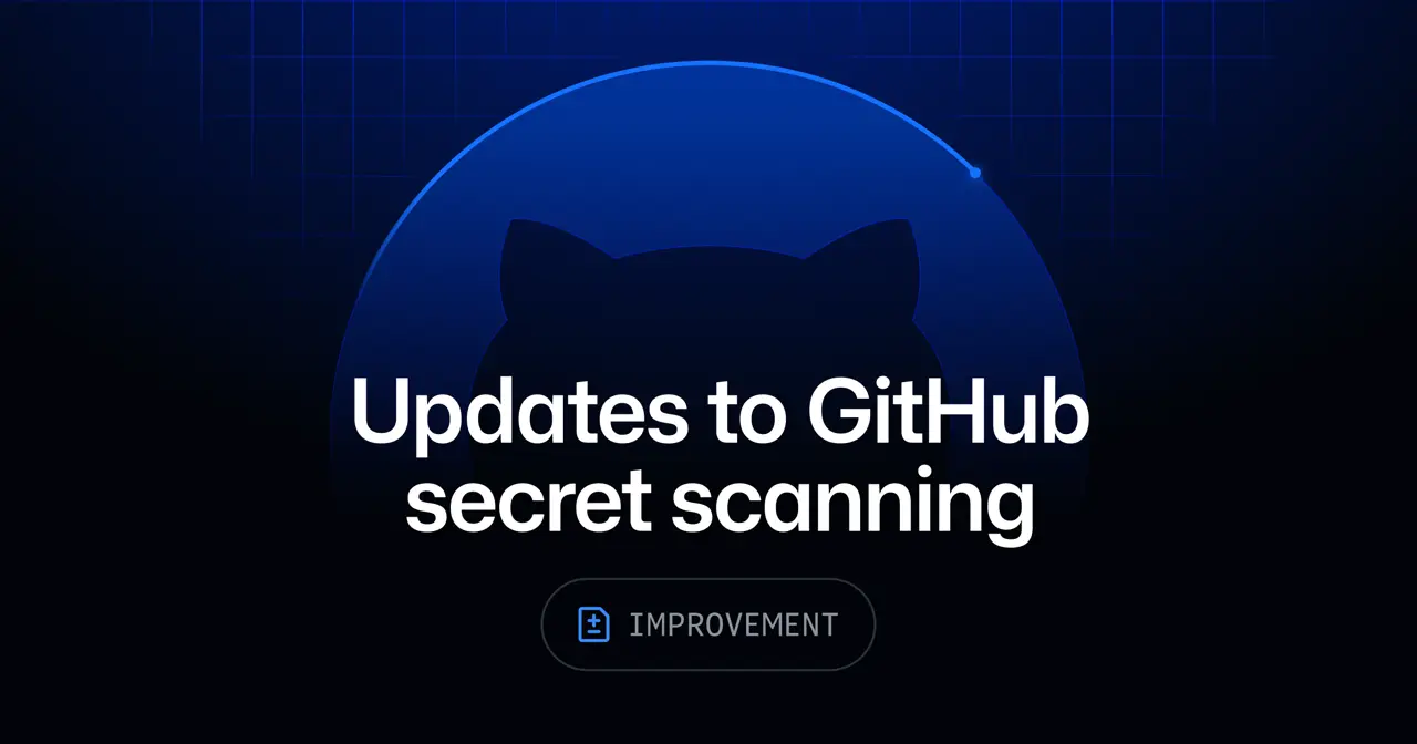 濃紺を背景にGitHubのOctocatのシルエットが浮かび、その手前に白い文字で見出しが配置され、下部に「IMPROVEMENT」のラベルバッジが添えられたバナー画像